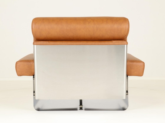 Image 1 of Loungestoelen door Xavier Féal voor Inox Industrie Frankrijk, 1970S