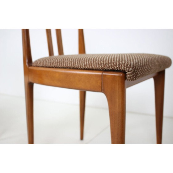 Image 1 of Set van 4 vintage eetkamerstoelen Tsjecho-Slowakije 1960