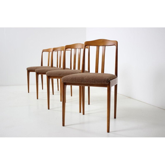 Image 1 of Set van 4 vintage eetkamerstoelen Tsjecho-Slowakije 1960