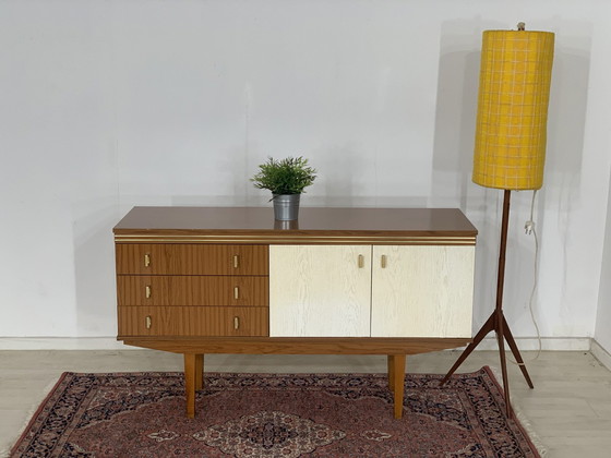 Image 1 of Mid Century dressoir ladekast halkast vintage