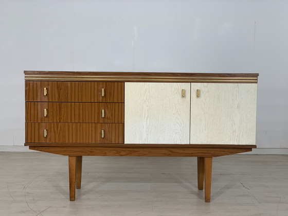 Image 1 of Mid Century dressoir ladekast halkast vintage