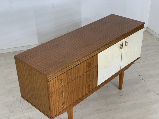 Image 1 of Mid Century dressoir ladekast halkast vintage