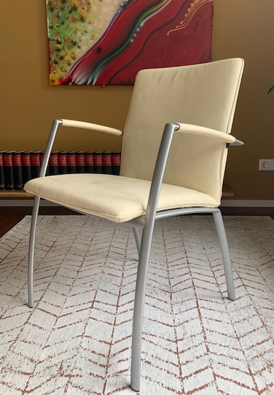 Image 1 of 6x klassieke, elegante eetkamerstoelen van het merk WK