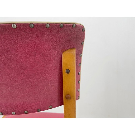 Paar kleurrijke vintage stoelen, Duitsland 1960