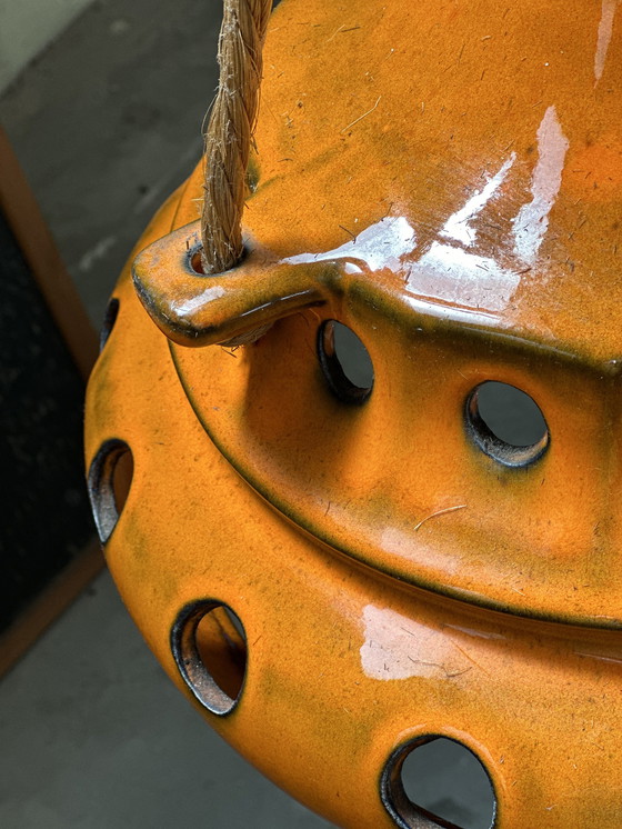 Image 1 of Vintage boho oranje lavalamp