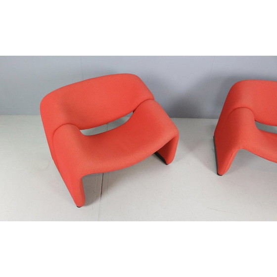 Image 1 of Paar vintage F598 Groovy stoelen voor Artifort, Nederland 1972