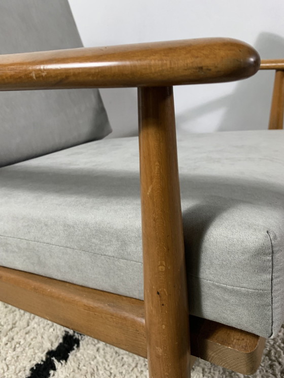 Image 1 of Mid Century Scandinavische Loungestoel