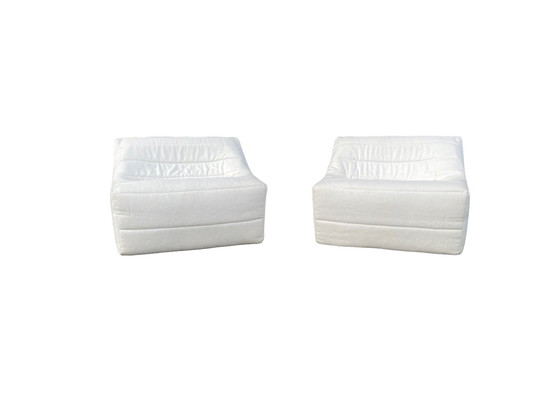 Image 1 of Set Van 2 Anais Lounge Chairs Door Michel Ducaroy Voor Ligne Roset