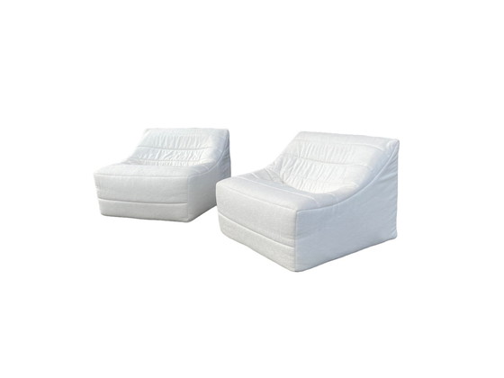 Image 1 of Set Van 2 Anais Lounge Chairs Door Michel Ducaroy Voor Ligne Roset