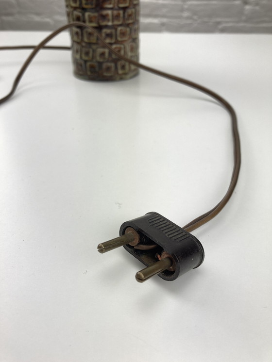 Image 1 of Vintage Keramiek Tafellamp, Olivier Petit, Frankrijk 1960S