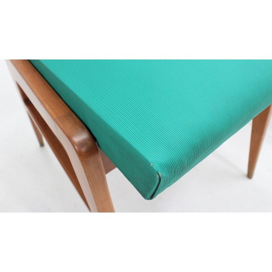 Image 1 of Set van 4 mid century Franse eetkamerstoelen, 1950