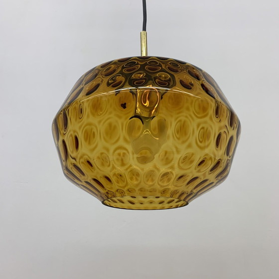 Image 1 of Hanglamp van Limburg Glashütte glas- 1970, Duitsland