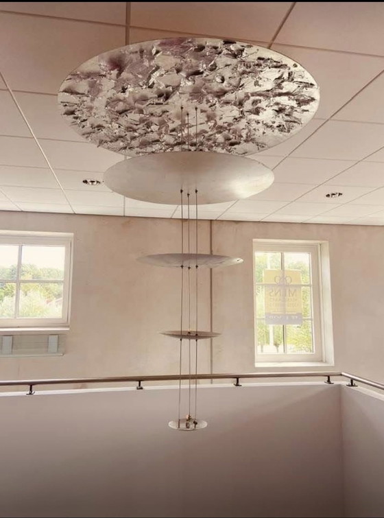 Image 1 of 2X Macchina Della Luce C Led Pendellamp In Kleur Zilver