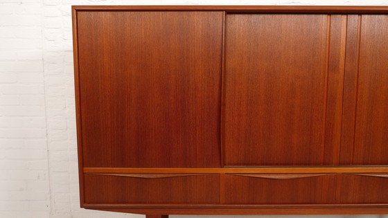 Image 1 of Vintage Highboard | Schuifdeuren | Ew Bach | 196 Cm