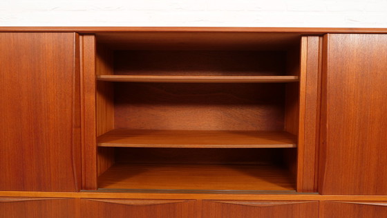 Image 1 of Vintage Highboard | Schuifdeuren | Ew Bach | 196 Cm