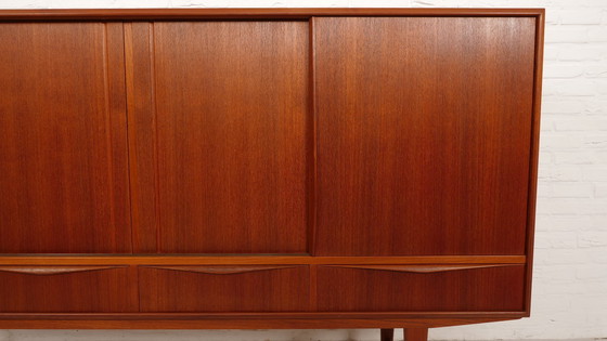 Image 1 of Vintage Highboard | Schuifdeuren | Ew Bach | 196 Cm