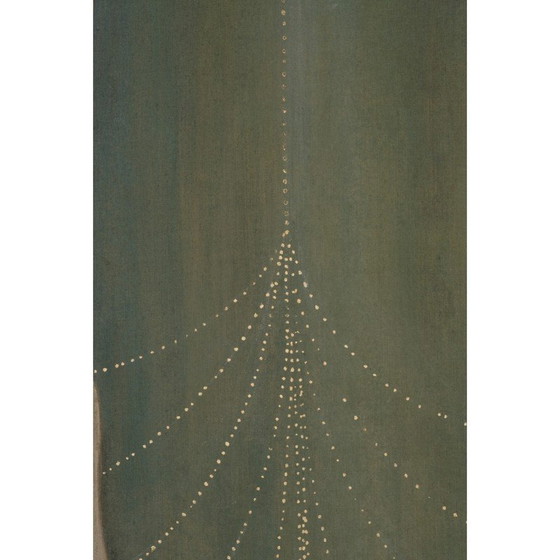 Image 1 of Vintage beschilderd canvas in linnen