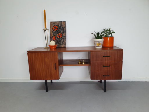 Simpla Lux Mid-Century lowboard/kinderbureau/kaptafel.