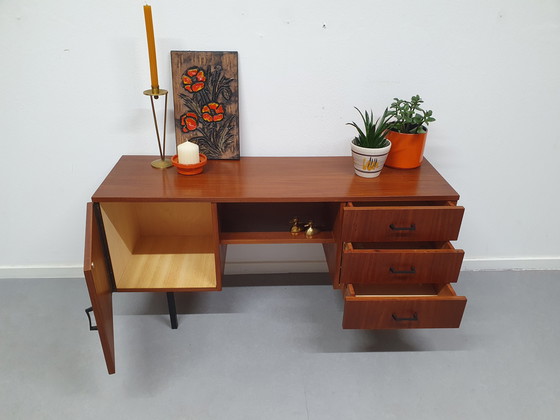 Image 1 of Simpla Lux Mid-Century lowboard/kinderbureau/kaptafel.