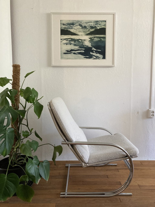 Vintage Buisframe Design Fauteuil