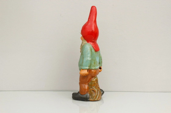 Image 1 of Heissner tuinkabouter antiek, kleifiguur