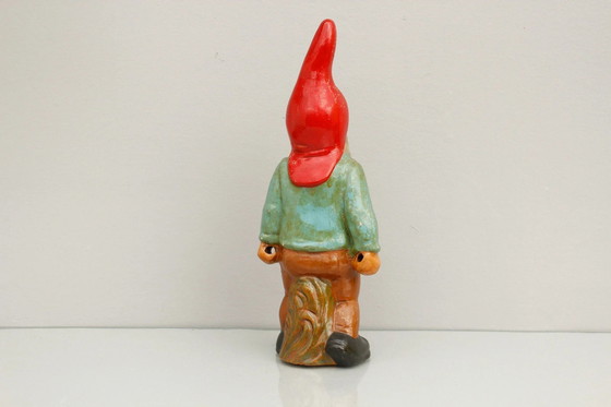 Image 1 of Heissner tuinkabouter antiek, kleifiguur