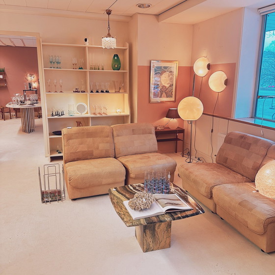 Image 1 of Ovale Wand- Of Plafondlamp Gemaakt Van Murano Glass