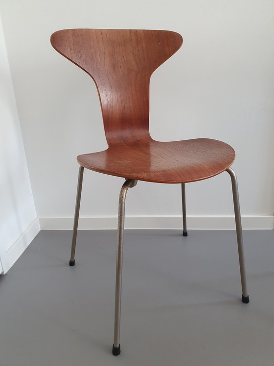 Image 1 of 4x Fritz Hansen Mosquito Stoelen