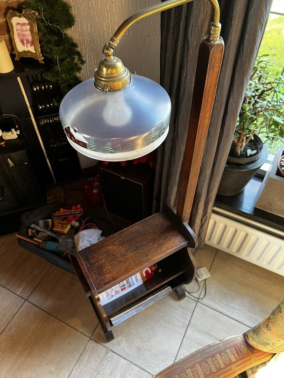 Image 1 of Vintage Tafel Met Lamp