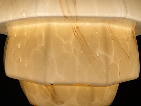 Image 1 of Art Decor Stijl Gemarmerde Hanglamp