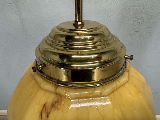 Image 1 of Art Decor Stijl Gemarmerde Hanglamp