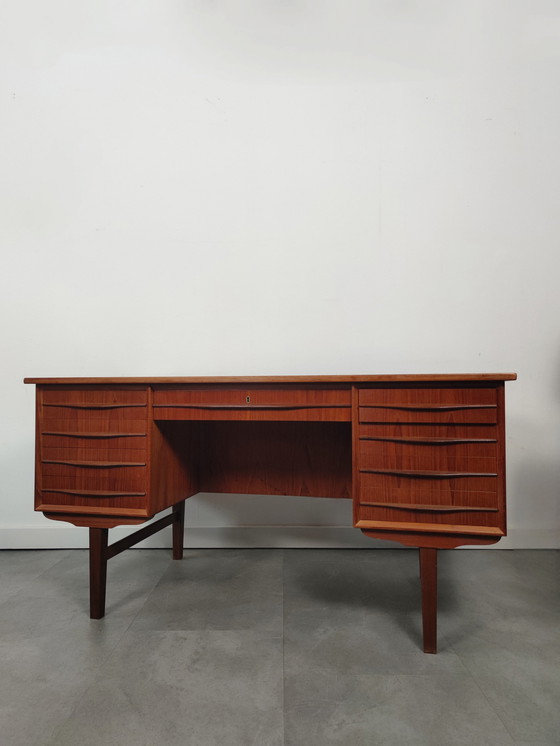 Image 1 of Vintage Deens Bureau In Teak