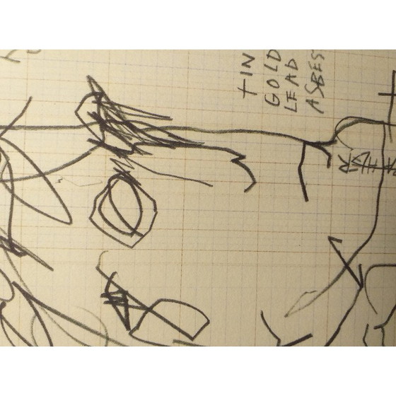 Image 1 of Vintage litho "Portret van Henry Geldzahler" door Basquiat, 2010