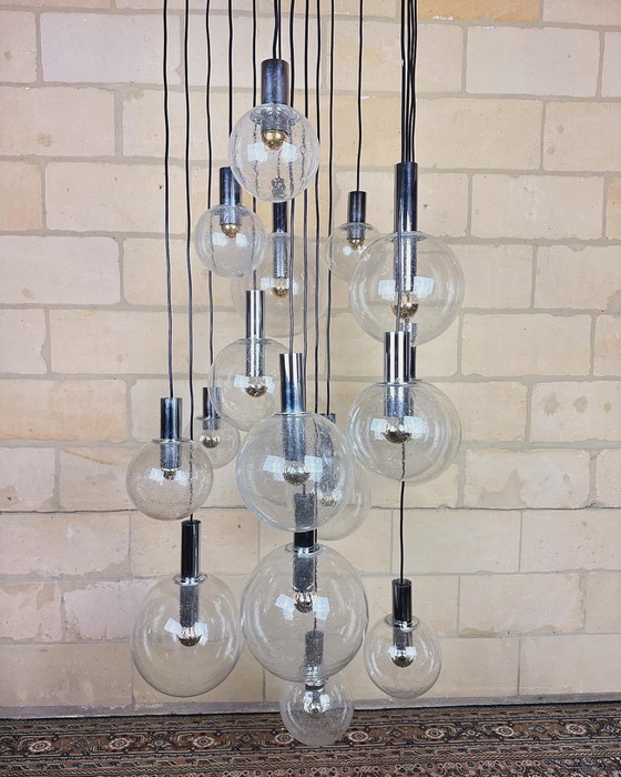 Image 1 of Vintage mega cascade kroonluchter