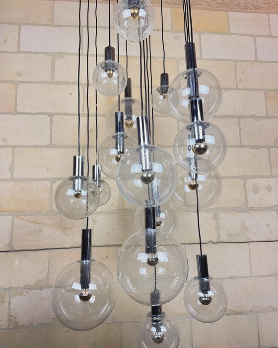 Image 1 of Vintage mega cascade kroonluchter