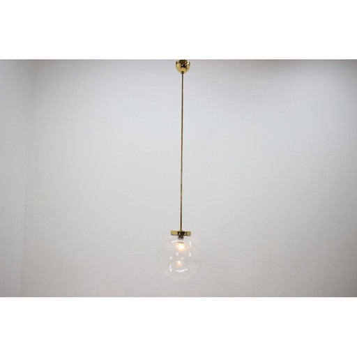 Vintage hanglampen in messing 1970