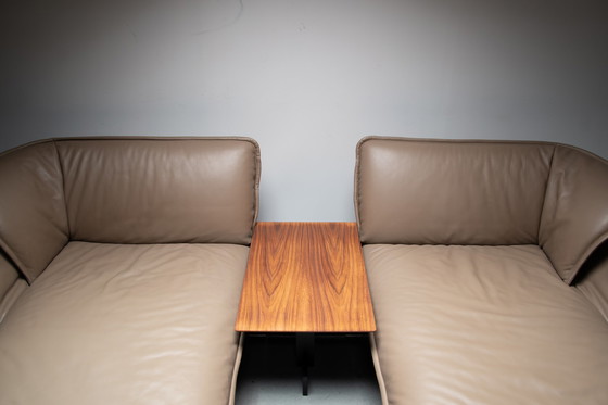 Image 1 of Beam banksysteem met Walnut Beam salontafel Ontworpen door Patricia Urquiola Voor Cassina