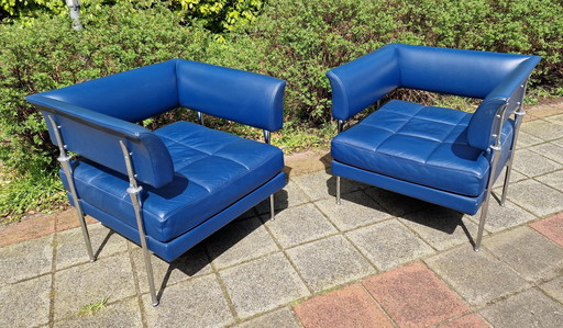 2x Poltrona Frau Castor fauteuil