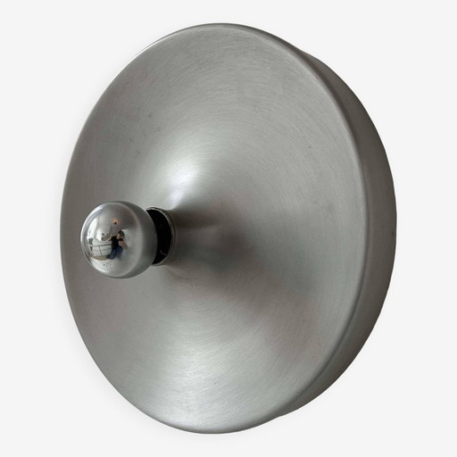 Geborsteld metalen wandlamp van Staf Leuchten "Selection Perriand Les Arcs