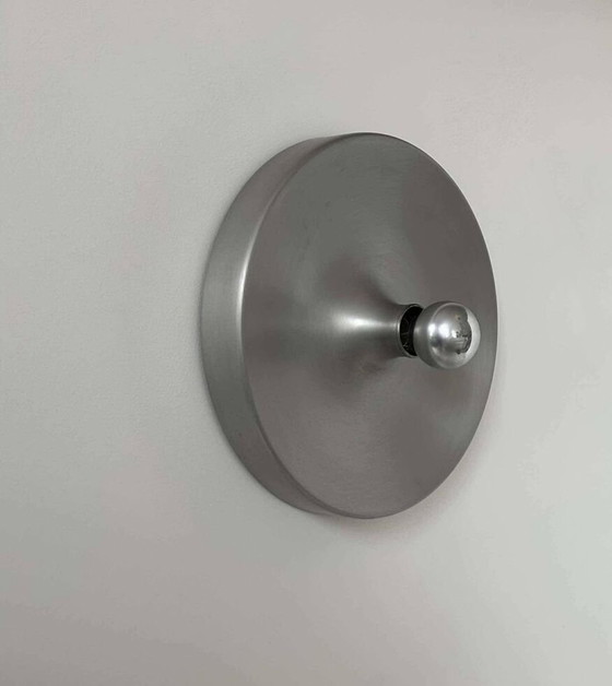 Image 1 of Geborsteld metalen wandlamp van Staf Leuchten "Selection Perriand Les Arcs