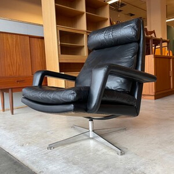 Image 1 of Hans Kaufeld Design Leren Fauteuil