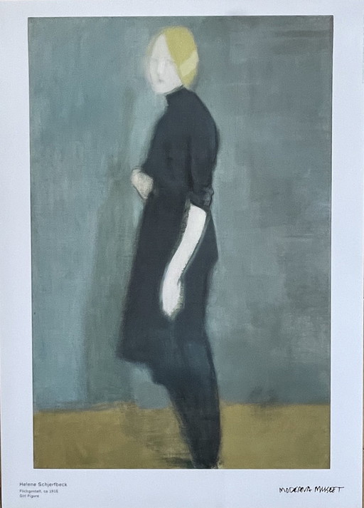 Helena Sofia Schjerfbeck (1862-1946), Flickegestalt, ca 1916, Copyright Schjerfbeck 2017