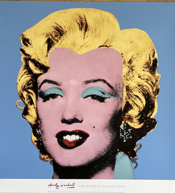 Image 1 of Andy Warhol (1928-1987), Shot Blue Marilyn, 1964, Copyright 2016 The Andy Warhol Foundation for the Visual Arts. Inc