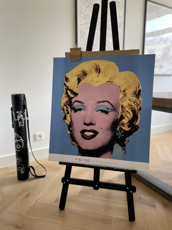 Image 1 of Andy Warhol (1928-1987), Shot Blue Marilyn, 1964, Copyright 2016 The Andy Warhol Foundation for the Visual Arts. Inc