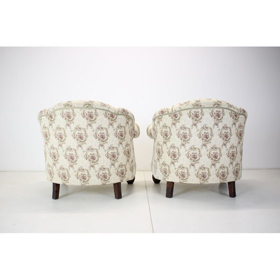 Image 1 of Paar vintage Art Deco fauteuils, Tsjecho-Slowakije jaren 1930