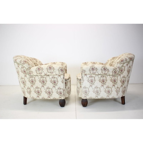 Image 1 of Paar vintage Art Deco fauteuils, Tsjecho-Slowakije jaren 1930
