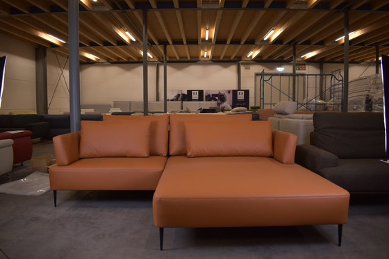 Image 1 of Sofa Hoekbank Kunstleer van microvezel