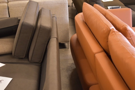 Image 1 of Sofa Hoekbank Kunstleer van microvezel