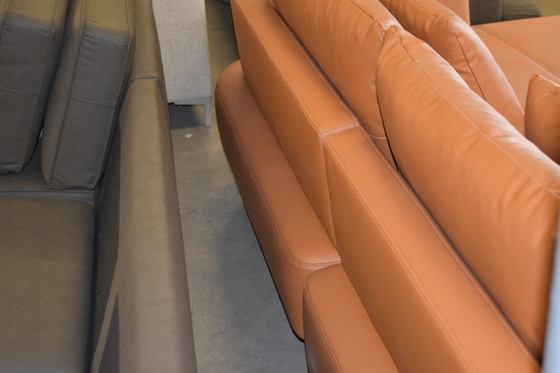 Image 1 of Sofa Hoekbank Kunstleer van microvezel