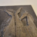 60'S Vintage Keramieke Wandtegel Paarden  Kunst